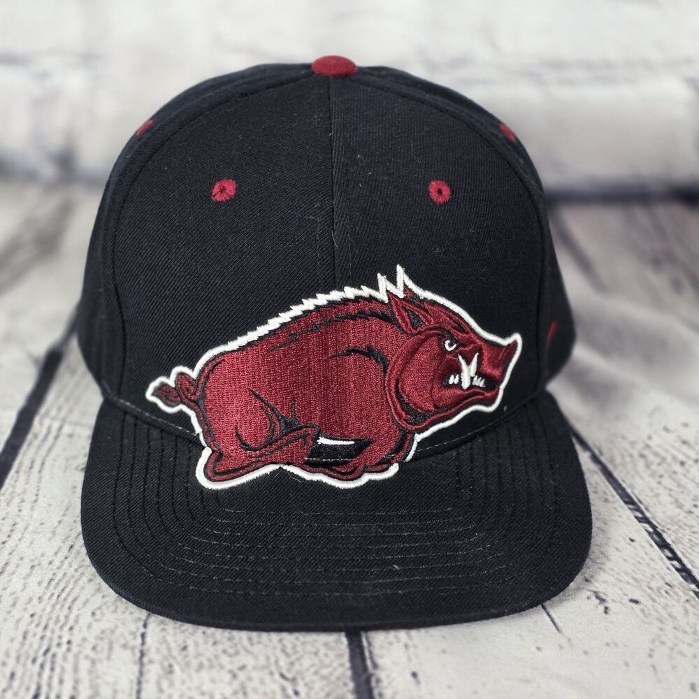 Vintage Zephyr Arkansas Razorback Fitted 7 1/4 Wool Blend Cap - Picture 1 of 7